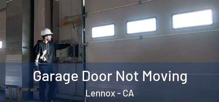  Garage Door Not Moving Lennox - CA